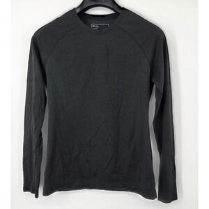 FIGS Salta Seamless Top Womens Large Gray Long Sleeve Underscrub Shirt Baselayer